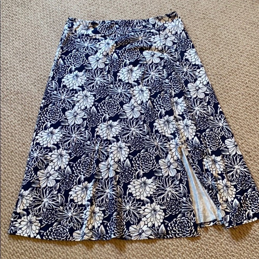 Floral maxi skirt